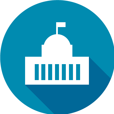 icon for washington dc of the state capitol building
