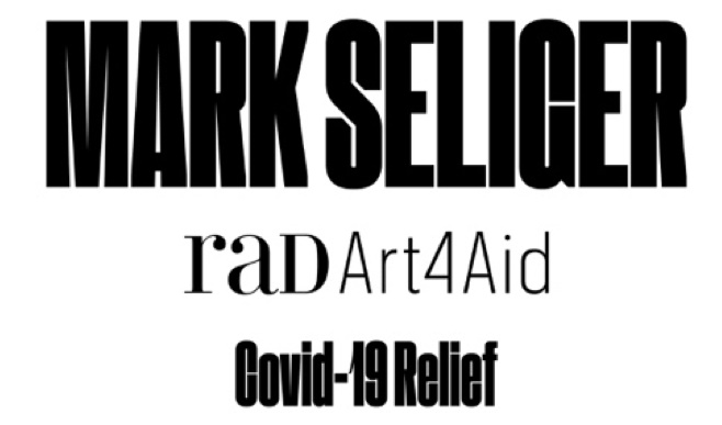 Mark Seliger RAD Art 4 Aid logo, Get Us PPE partner