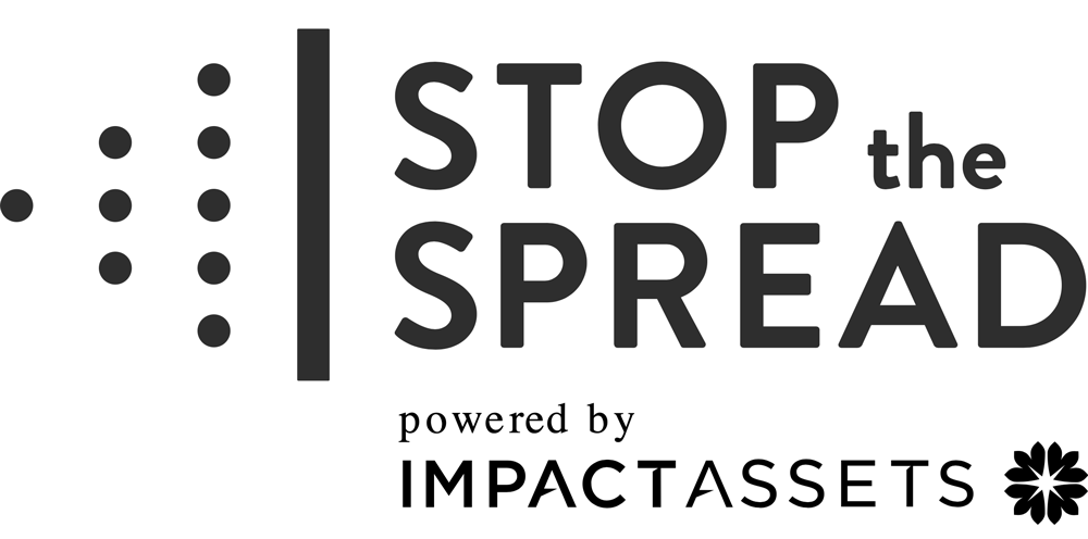 Stop the Spread logo, Get Us PPE partner