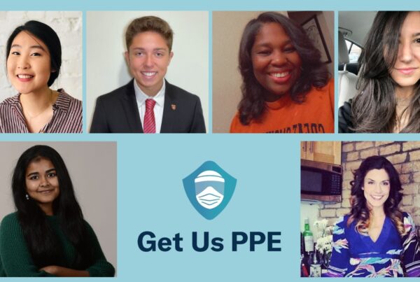 Photo Collage of Get Us PPE Volunteers
